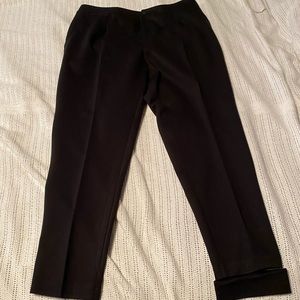 Universal Standard dress pants with removable hem.